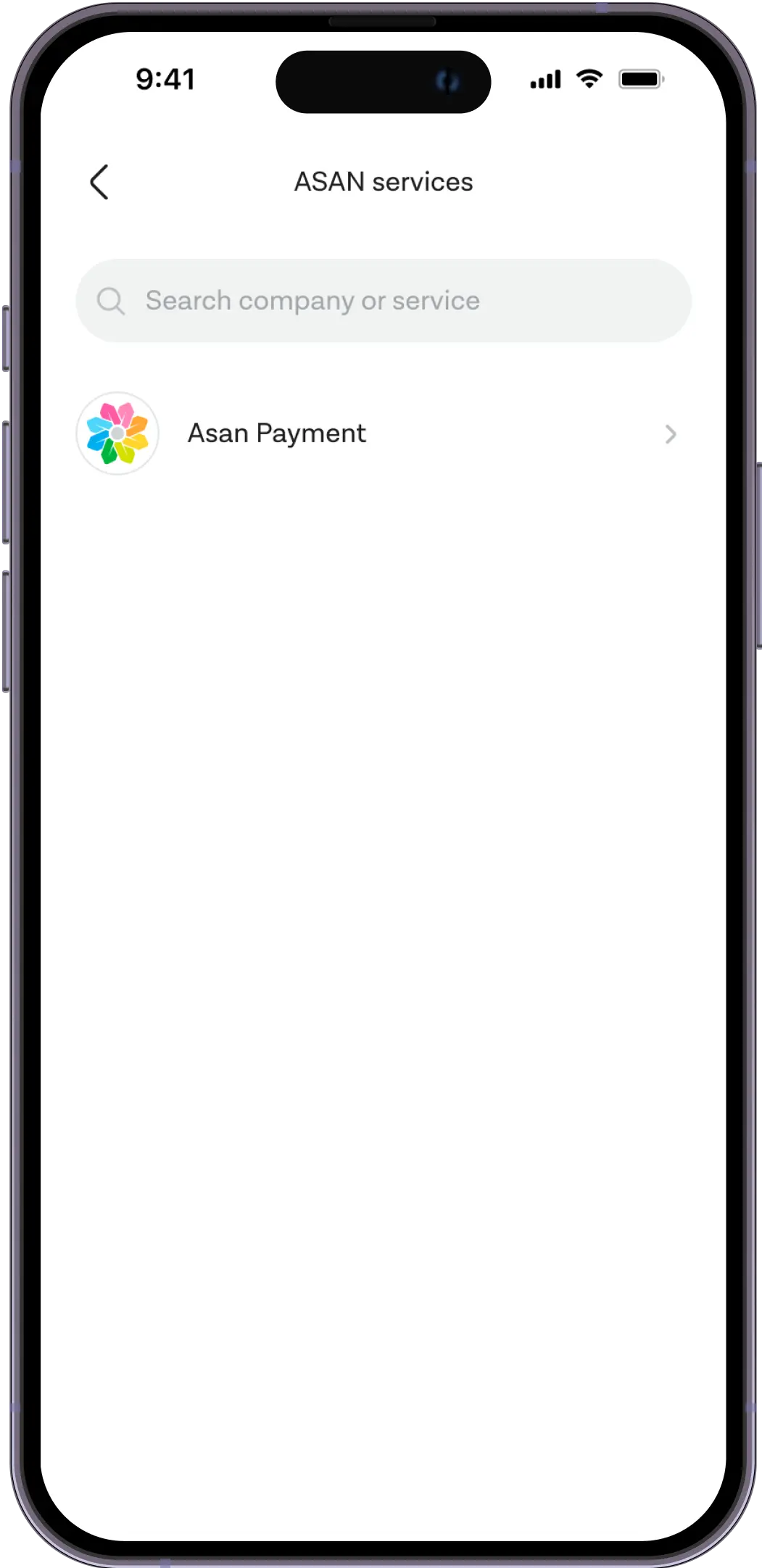 Go to the payment